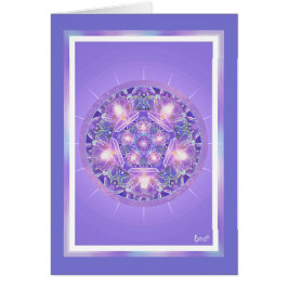 Lila W1-Geburtstagkarte