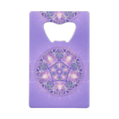 Lila W1 Geldbeutel Flaschenöffner (Rückseite)