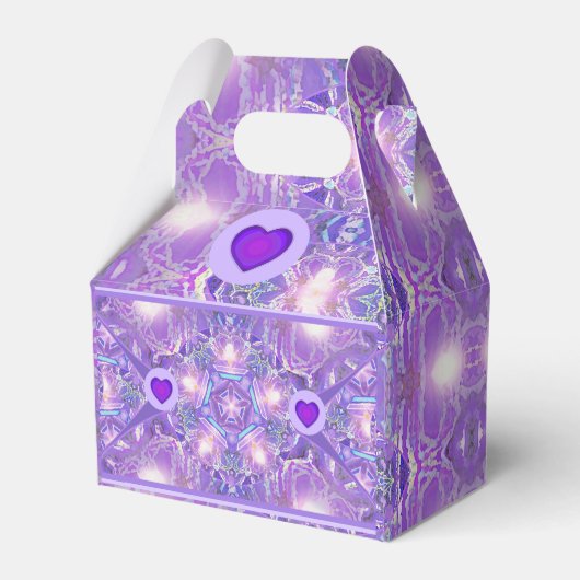 Lila W1 Geschenkschachtel (Rückseite)