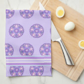 Lila W1 Geschirrtuch (Viertel Falte)