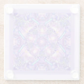 Lila W1 Glasuntersetzer (Rückseite)