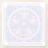 Lila W1 Glasuntersetzer (Rückseite)