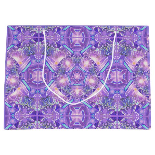 Lila W1 Große Geschenktüte (Vorderseite)