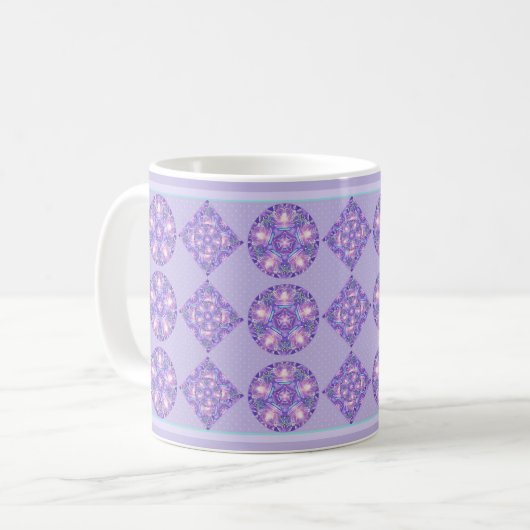 Lila W1 Kaffeetasse (Vorderseite Links)