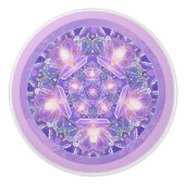 Lila W1 Keramikknauf (Vorderseite)