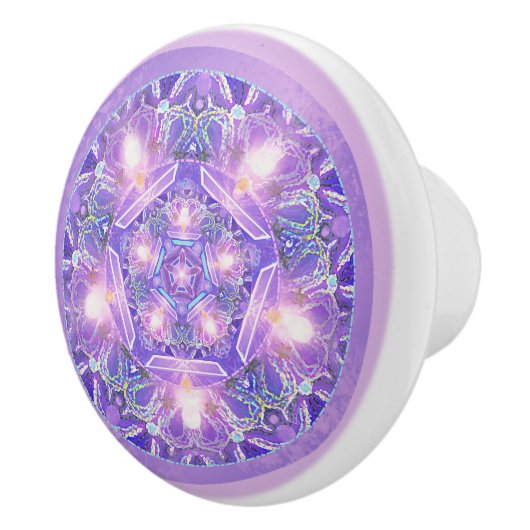 Lila W1 Keramikknauf (Rechts)