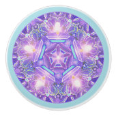 Lila W1 Keramikknauf (Vorderseite)