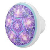 Lila W1 Keramikknauf (Rechts)