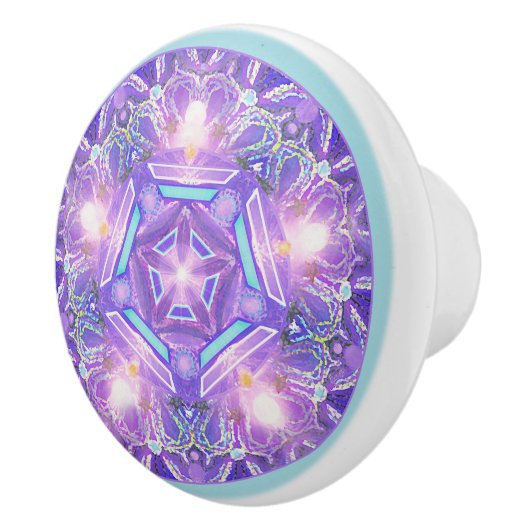 Lila W1 Keramikknauf (Rechts)