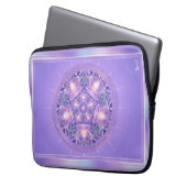 Lila W1 Laptopschutzhülle (Vorderseite Links)