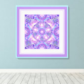 Lila W1 Leinwanddruck (Insitu (Holzboden))