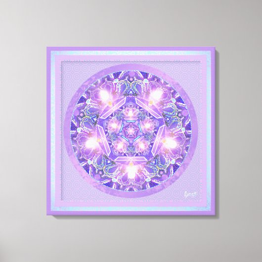 Lila W1 Leinwanddruck (Vorderseite)