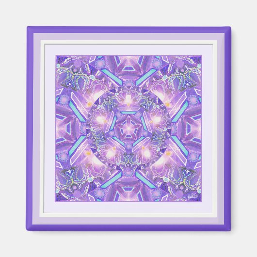 Lila W1 Magnet (Vorne)