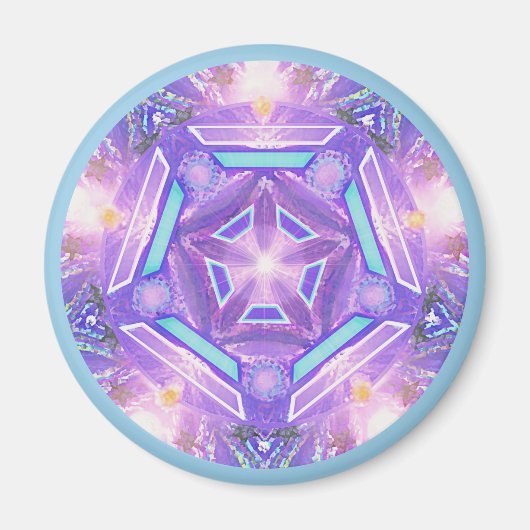 Lila W1 Magnet (Vorne)