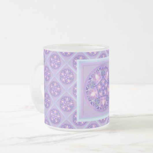 Lila W1 Mattglastasse (Vorderseite Links)