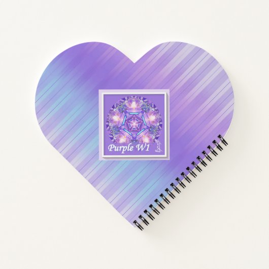 Lila W1 Notizblock (Rückseite)