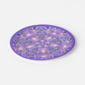 Lila W1 Pappteller (Schrägansicht)