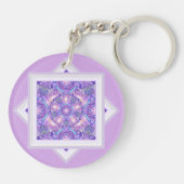 Lila W1 Schlüsselanhänger (Rückseite)