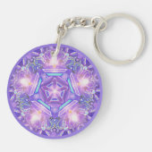 Lila W1 Schlüsselanhänger (Rückseite)