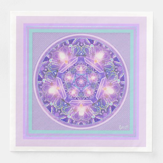 Lila W1 Serviette (Vorderseite)