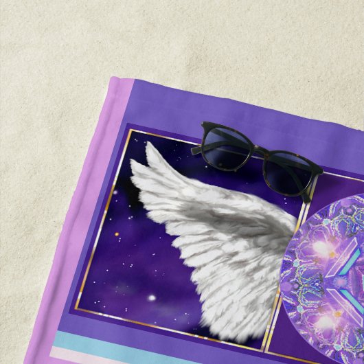 Lila W1 Strandtuch (Beispiel)