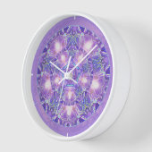 Lila W1 Uhr (Winkel)