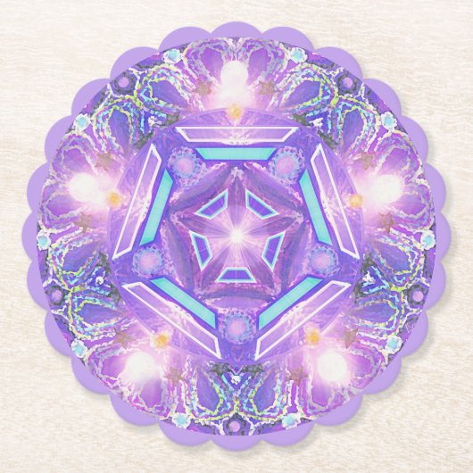 Lila W1 Untersetzer (Vorderseite)