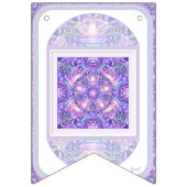 Lila W1 Wimpelkette (Erste Fahne)