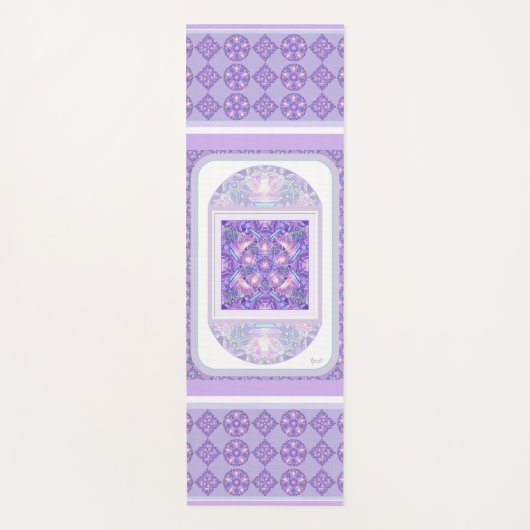 Lila W1 Yogamatte (Vorderseite)