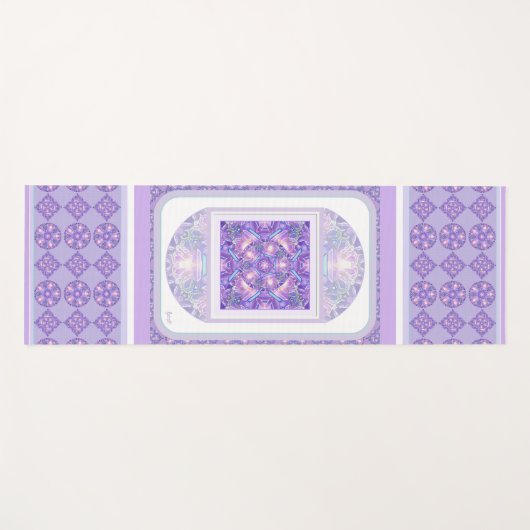 Lila W1 Yogamatte (Vorderseite (Horizontal))