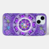 Lila W2 Case-Mate iPhone Hülle (Rückseite (Horizontal))