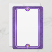 Lila W2 Dankeskarte (Rückseite)