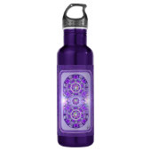 Lila W2 Edelstahlflasche (Vorderseite)