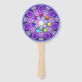 Lila W2 Fächer (Rückseite)