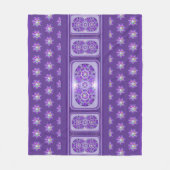 Lila W2 Fleecedecke (Vorderseite)