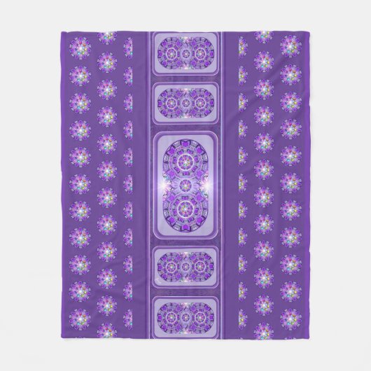 Lila W2 Fleecedecke (Vorderseite)