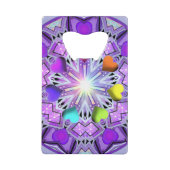 Lila W2 Geldbeutel Flaschenöffner (Vorderseite)