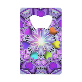 Lila W2 Geldbeutel Flaschenöffner