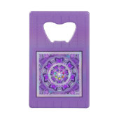 Lila W2 Geldbeutel Flaschenöffner (Rückseite)