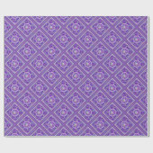 Lila W2 Geschenkpapier (Flach)