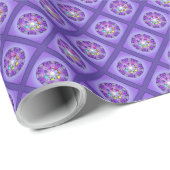 Lila W2 Geschenkpapier (Rolleneckpunkt)