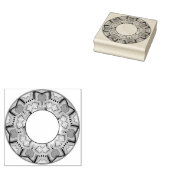 Lila W2 Gummistempel (Stempel)