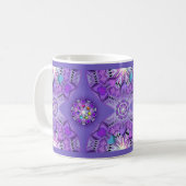 Lila W2 Kaffeetasse (Vorderseite Links)