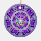 Lila W2 Keramik Ornament (Vorne)