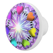 Lila W2 Keramikknauf (Rechts)