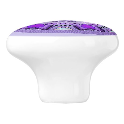 Lila W2 Keramikknauf (Seitenansicht)