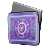 Lila W2 Laptopschutzhülle (Vorderseite Links)