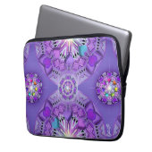 Lila W2 Laptopschutzhülle (Vorderseite Links)