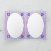 Lila W2-leere Karte (Innenseite)