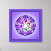 Lila W2 Leinwanddruck (Vorderseite)